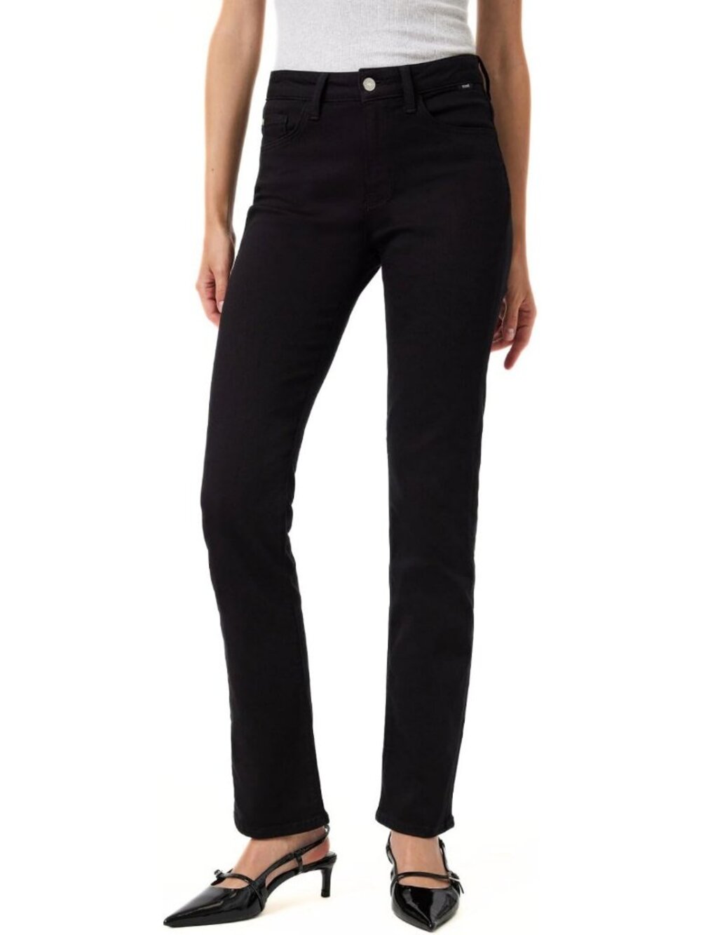 High Rise Straight Leg Jeans for Women - Stylish & Comfortable Denim Pants